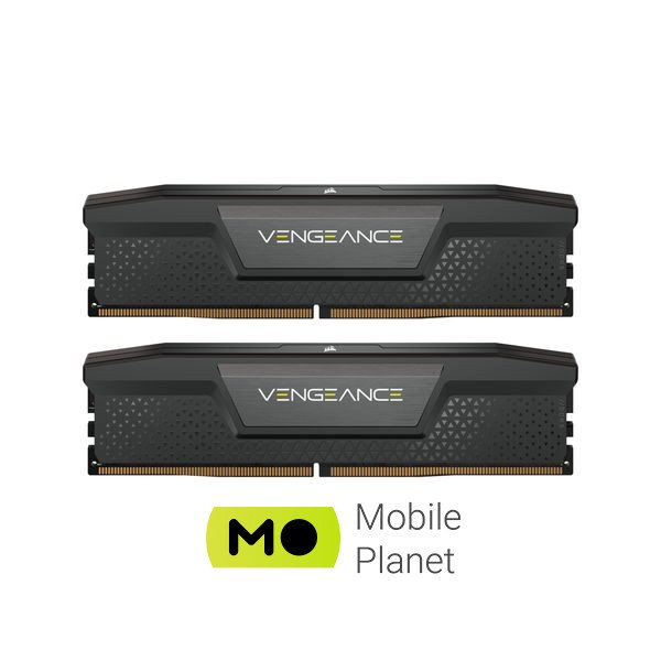 Оперативна пам'ять DDR5 32GB (2x16GB) 5200 MHz Vengeance Corsair (CMK32GX5M2B5200C40) (UA)