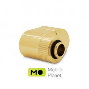 Фитинг для СВО Ekwb EK-Quantum Torque Double Rotary Offset 21 - Gold (3831109893142) (UA)