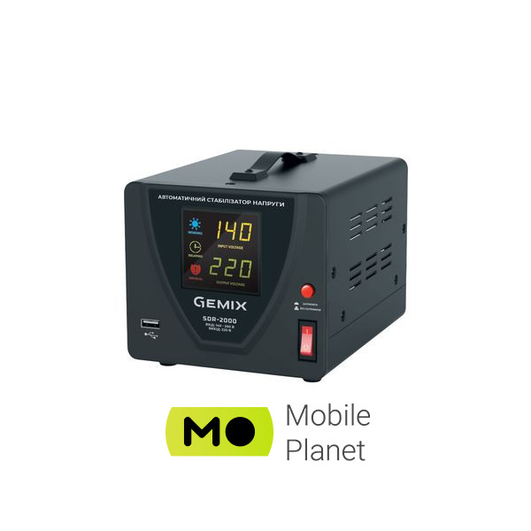 Стабілізатор напруги Gemix SDR-2000 (SDR2000.1400W) (UA)