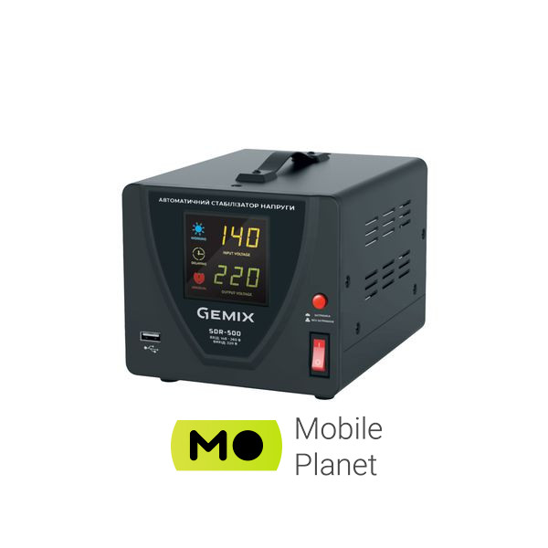 Стабілізатор напруги Gemix SDR-500 (SDR500.350W) (UA)