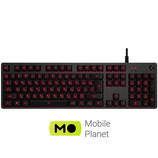 Клавіатура Logitech G413 Mechanical Gaming Romer-G tactile USB UA Carbon (920-008310) (UA)