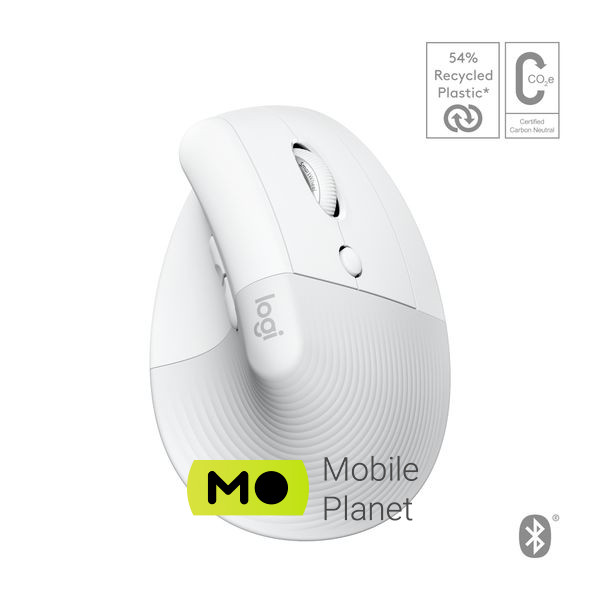 Миша Logitech Lift for Mac Vertical Ergonomic Mouse Off White (910-006477) (UA)