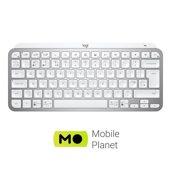 Клавіатура Logitech MX Keys Mini Wireless Illuminated UA Pale Grey (920-010499) (UA)