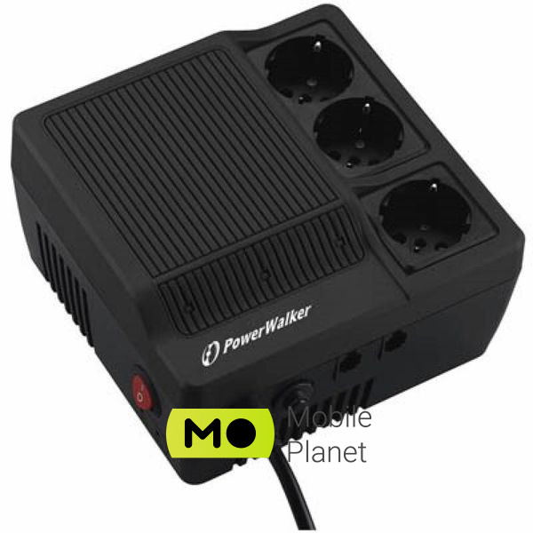 Стабілізатор напруги PowerWalker AVR 1000VA PowerWalker (10120301) (UA)