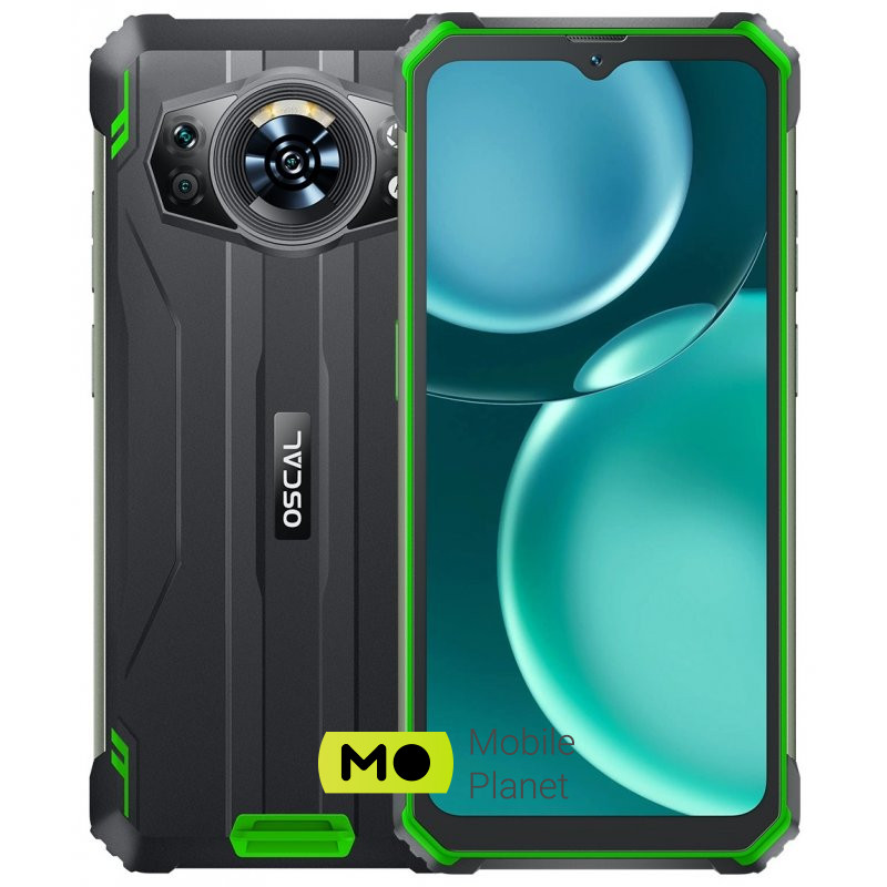 Телефон Oscal S80 6/128GB Green (UA)
