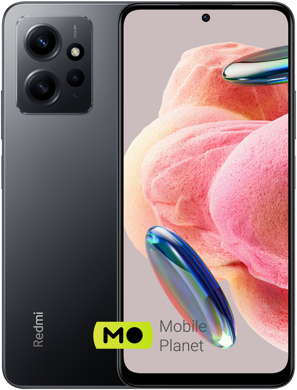 Телефон Xiaomi Redmi Note 12 4G 4/128GB Onyx Gray (UA)