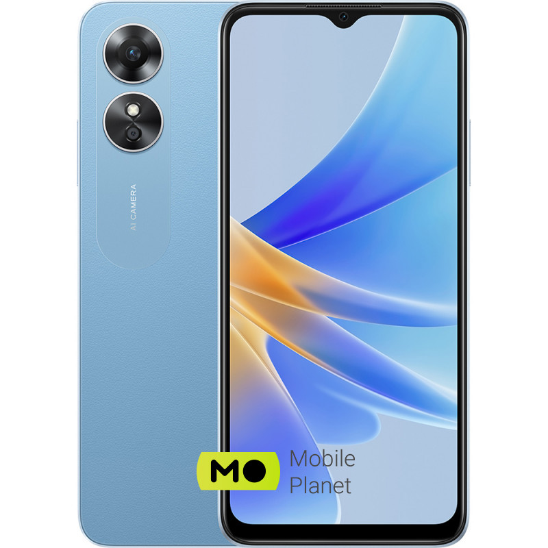 Мобильный телефон OPPO A17 4/64GB Lake Blue
