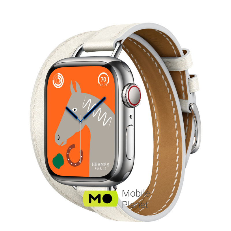 Купить Apple Watch Hermes Series 8 41mm Silver Stainless Купить Apple Watch Hermes Series 8 41mm Silver Stainless