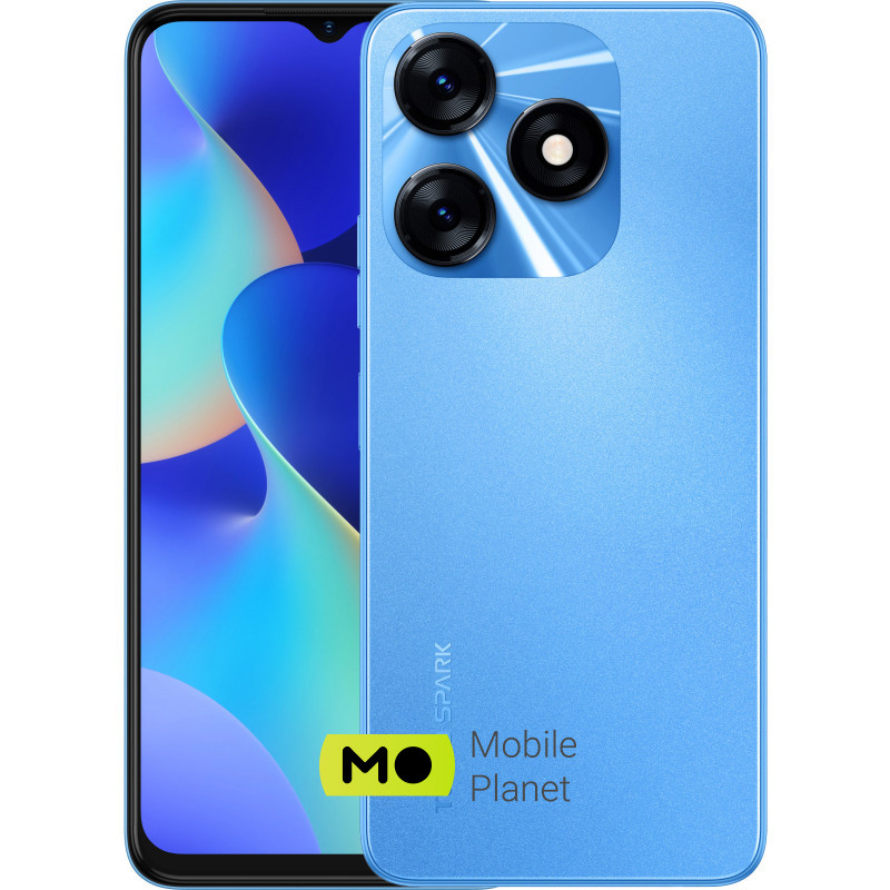 Мобильный телефон Tecno Spark 10 (KI5q) 8/128GB Meta Blue (4895180797743) (UA)
