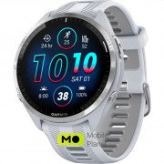 Garmin Forerunner 965 Titanium Bezel w. Whiteston Case and Whiteston/Powder Gray S. Band (010-02809-01/11)