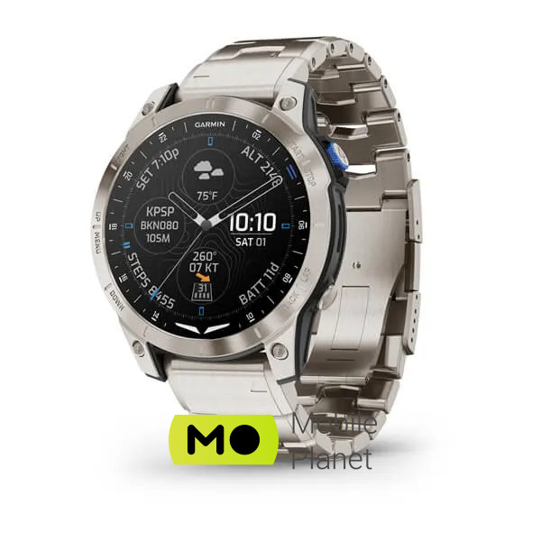 Garmin D2 Mach 1 Aviator Smartwatch with Vented Titanium Bracelet (010-02582-50/51)