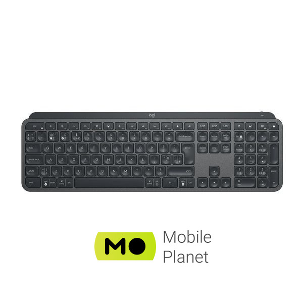 Клавиатура Logitech MX Keys Advanced for Business Wireless Illuminated UA Graphite (920-010251) (UA)