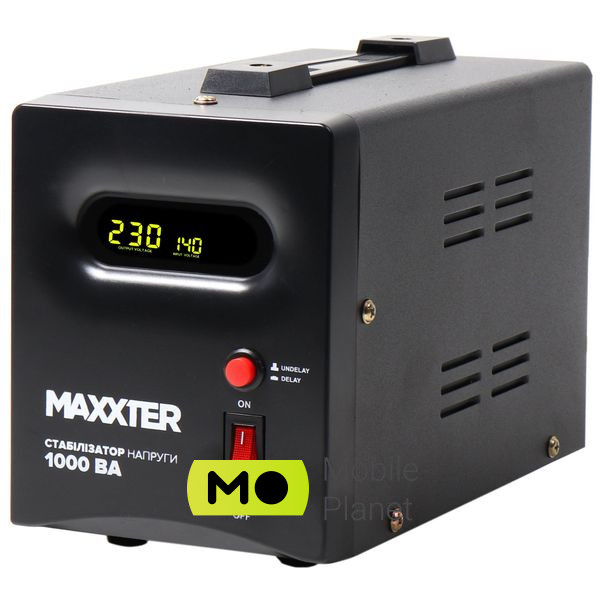 Стабілізатор напруги Maxxter MX-AVR-S1000-01 (UA)