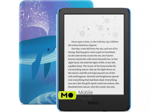 Amazon Kindle Kids 11th Gen. 16Gb (2022) Black with Space Whale Cover