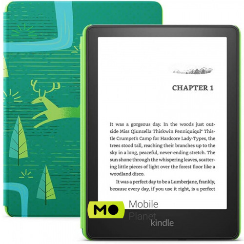 Amazon Kindle Paperwhite Kids 11th Gen. 8GB (2021) Black with Emerald Forest Cover