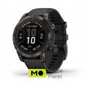 Garmin Fenix 7 Pro Sapphire Solar Carbon G. DLC Tit. with Black Band (010-02777-10/11)