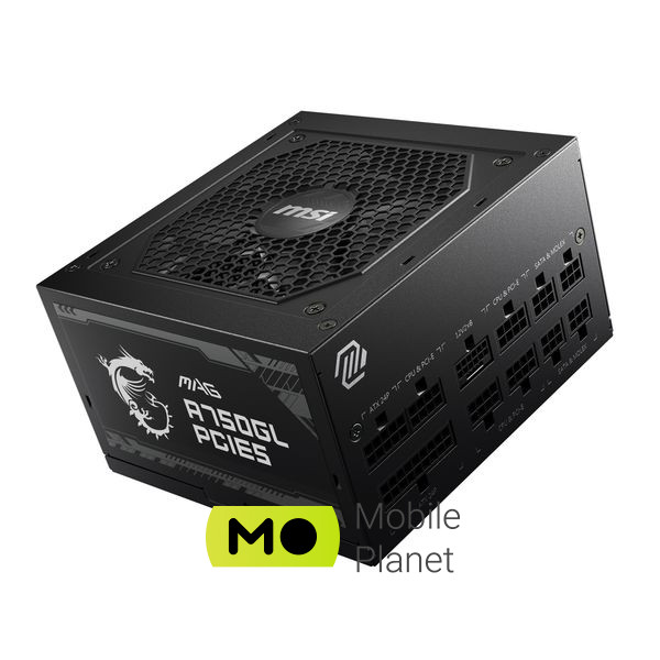 Блок живлення MSI A750GL 750W 80 Plus Gold ATX 3.0 (MAG A750GL PCIE5) EU