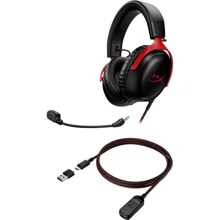 HyperX Cloud III Black/Red (727A9AA) (EU)