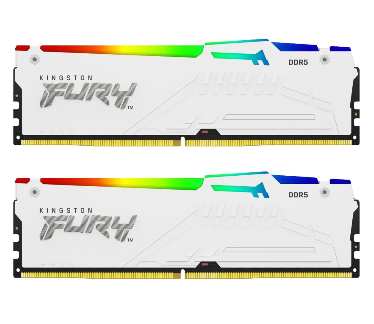 Оперативна пам'ять Kingston FURY 64GB (2x32GB) 5600MHz CL36 Beast White RGB EXPO (KF556C36BWEAK2-64) EU