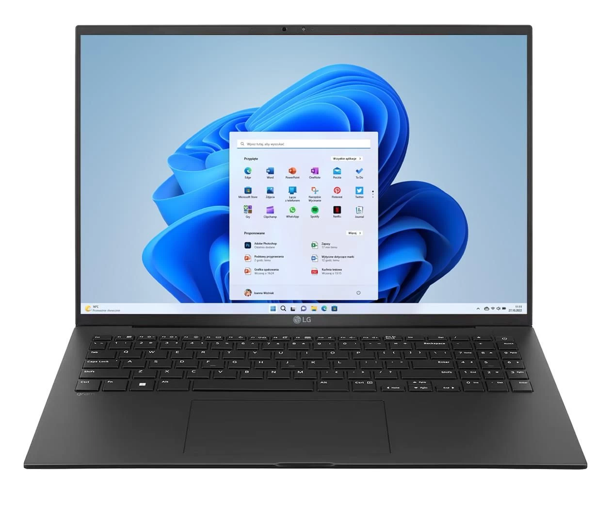 Ноутбук LG GRAM 2023 16Z90R i7 13gen/16GB/512GB/Win11 black (16Z90R-G.AA75Y)