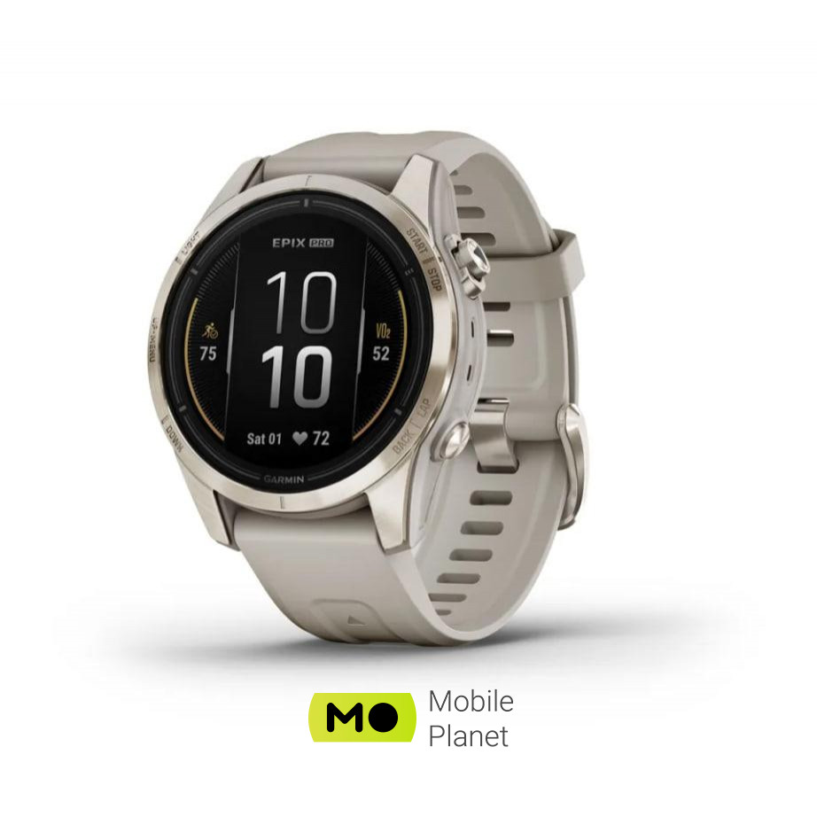 Garmin Epix Pro Gen 2 Sapphire 42mm Soft Gold w. Light S. Band (010-02802-10/11)