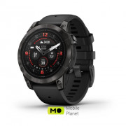 Garmin Epix Pro Gen 2 Sapphire 47mm Carbon G. DLC Tit. with Black Band (010-02803-10/11)