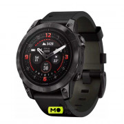 Garmin Epix Pro Gen 2 Sapphire 47mm Carbon G. DLC Tit. with B. Leather Band (010-02803-30)