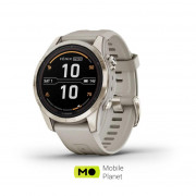 Garmin Fenix 7S Pro Sapphire Solar Soft Gold w. Light Sand Band (010-02776-14/15)