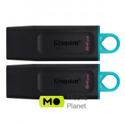 Kingston 2x64GB DT Exodia Black+Blue USB 3.2 (DTX/64GB-2P) (UA)