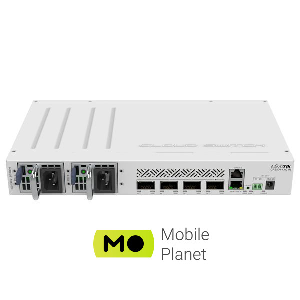 Комутатор мережевий Mikrotik CRS504-4XQ-IN (UA)