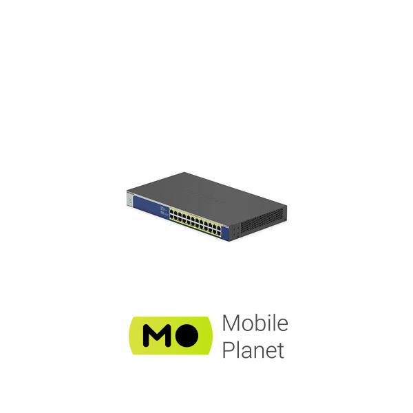 Комутатор мережевий Netgear GS524PP-100EUS (UA)