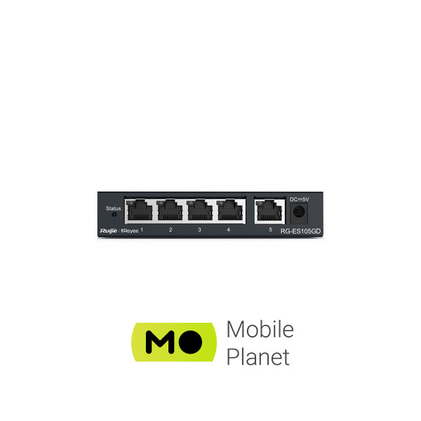 Комутатор мережевий Ruijie Networks RG-ES105GD (UA)