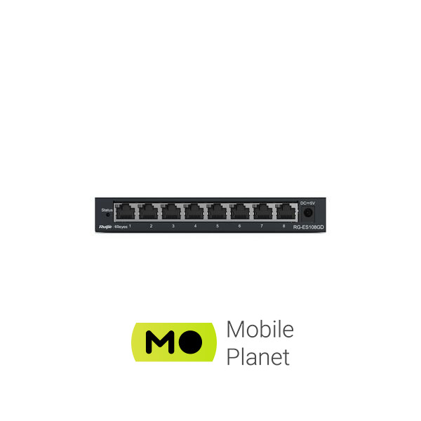 Комутатор мережевий Ruijie Networks RG-ES108GD (UA)