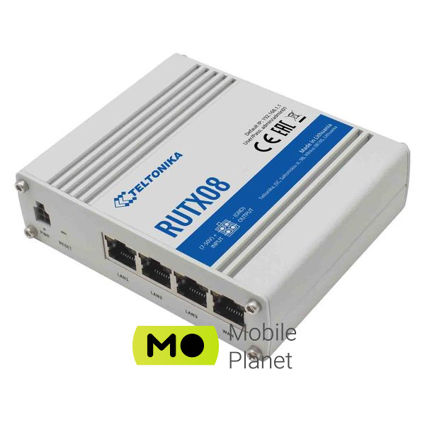 Маршрутизатор Teltonika NET ROUTER 1000M 4PORT/RUTX08 TELTONIKA (RUTX08000000) (UA)
