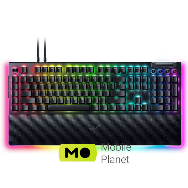 Green Razer Console Razer BlackWidow V4 PRO Green Switch USB UA Black (RZ03-04680100-R3M1 ...