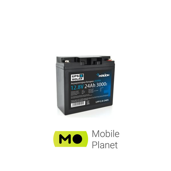 Акумуляторна батарея LiFePo4 Merlion LFP12.8-24US (UA)