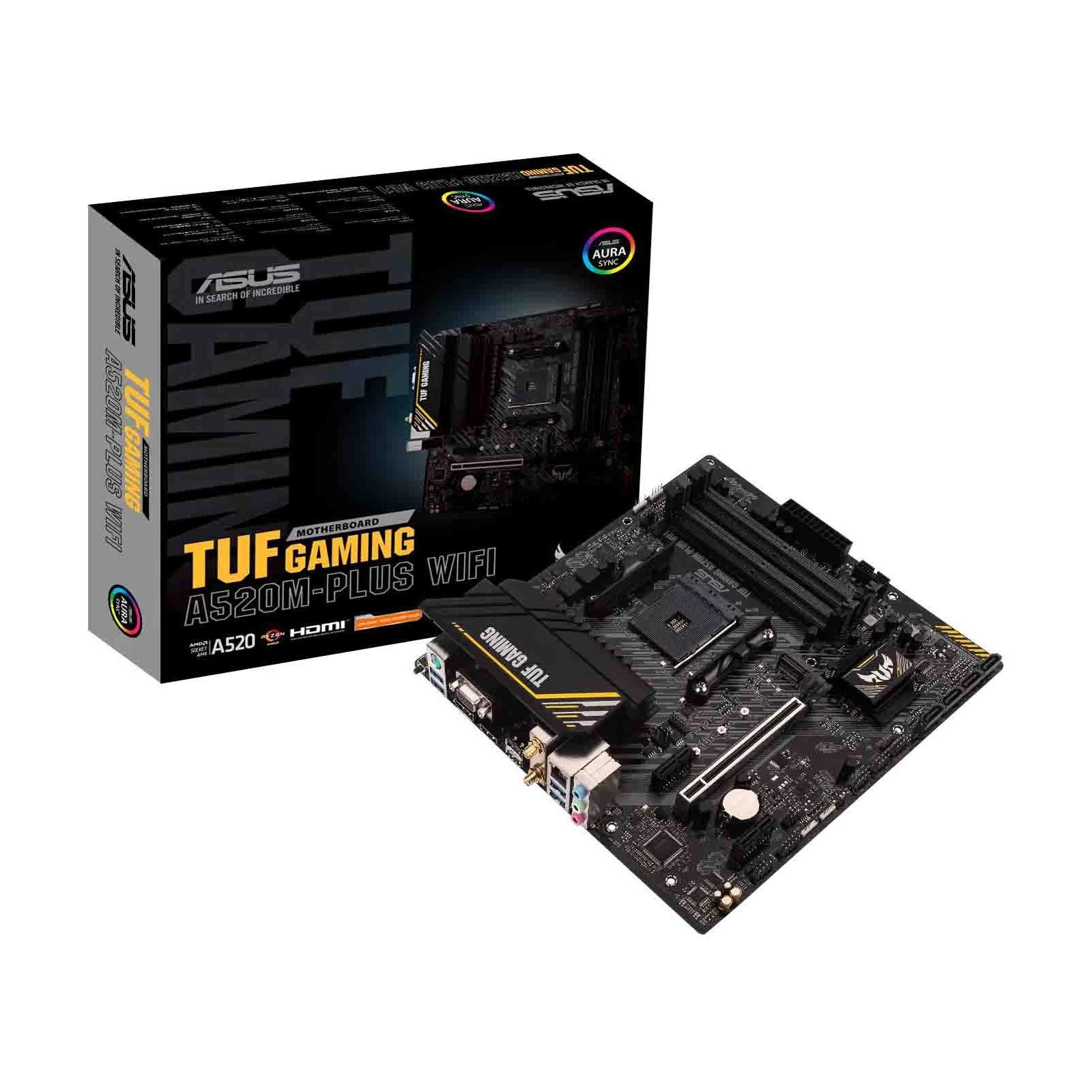Материнська плата ASUS TUF GAMING A520M-PLUS WIFI (90MB17F0-M0EAY0)