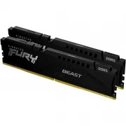 DDR5 64GB (2x32GB) 5200 MHz Beast Black Kingston Fury (ex. HyperX) (KF552C36BBEK2-64) (UA)