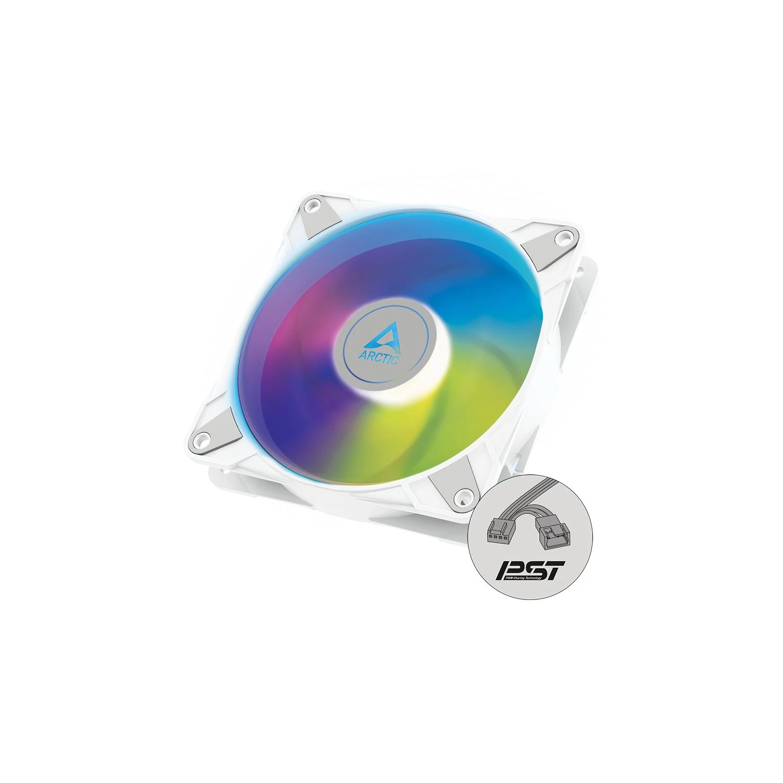 Кулер для корпусу Arctic P14 PWM PST/A-RGB WHITE (ACFAN00276A) (UA)