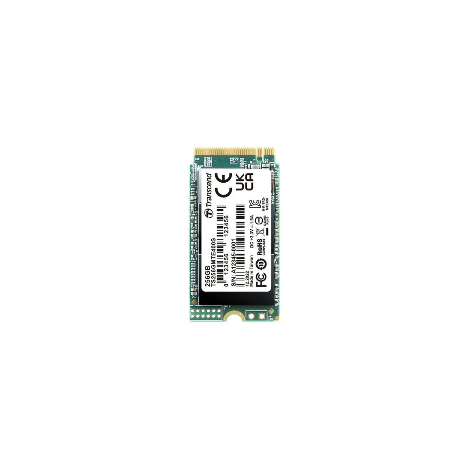 SSD диск M.2 2242 256GB Transcend (TS256GMTE400S) (UA)