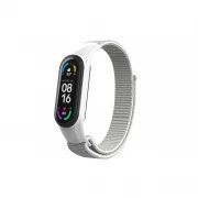 Ремінець для фітнес браслета Armorstandart нейлоновий для Xiaomi Mi Band 7/6/5/4 White (ARM67840) (UA)
