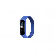 Ремінець для фітнес браслета BeCover Elastic Nylon Style для Xiaomi Mi Smart Band 5/6 (Size M) Deep Blue (706149) (UA)