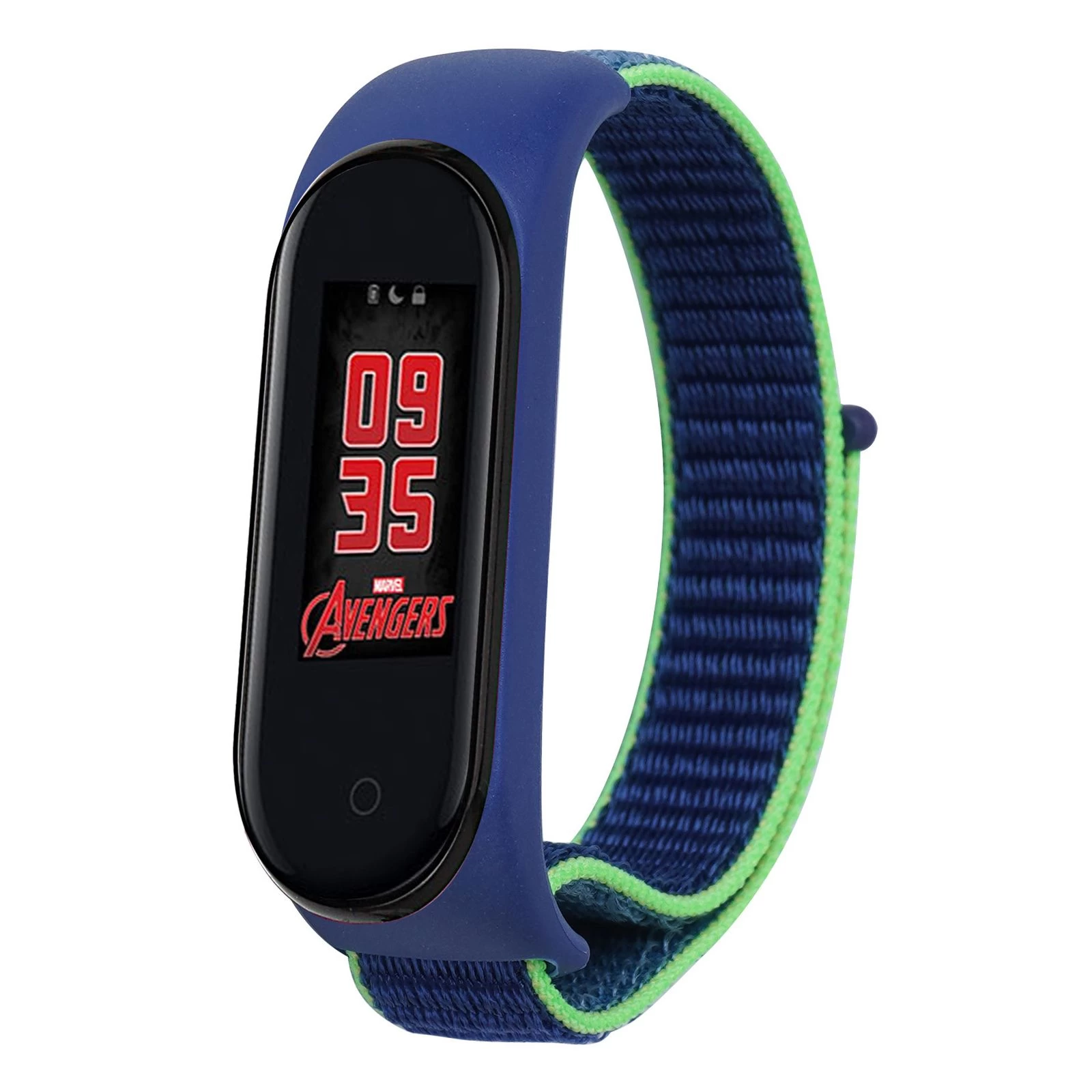 Ремешок для фитнес браслета BeCover Nylon Style для Xiaomi Mi Smart Band 5/6 Blue-Green (705418) (UA)