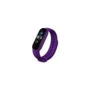 Ремінець для фітнес браслета BeCover Silicone для Xiaomi Mi Smart Band 5/6/7 Dark Purple (707654) (UA)