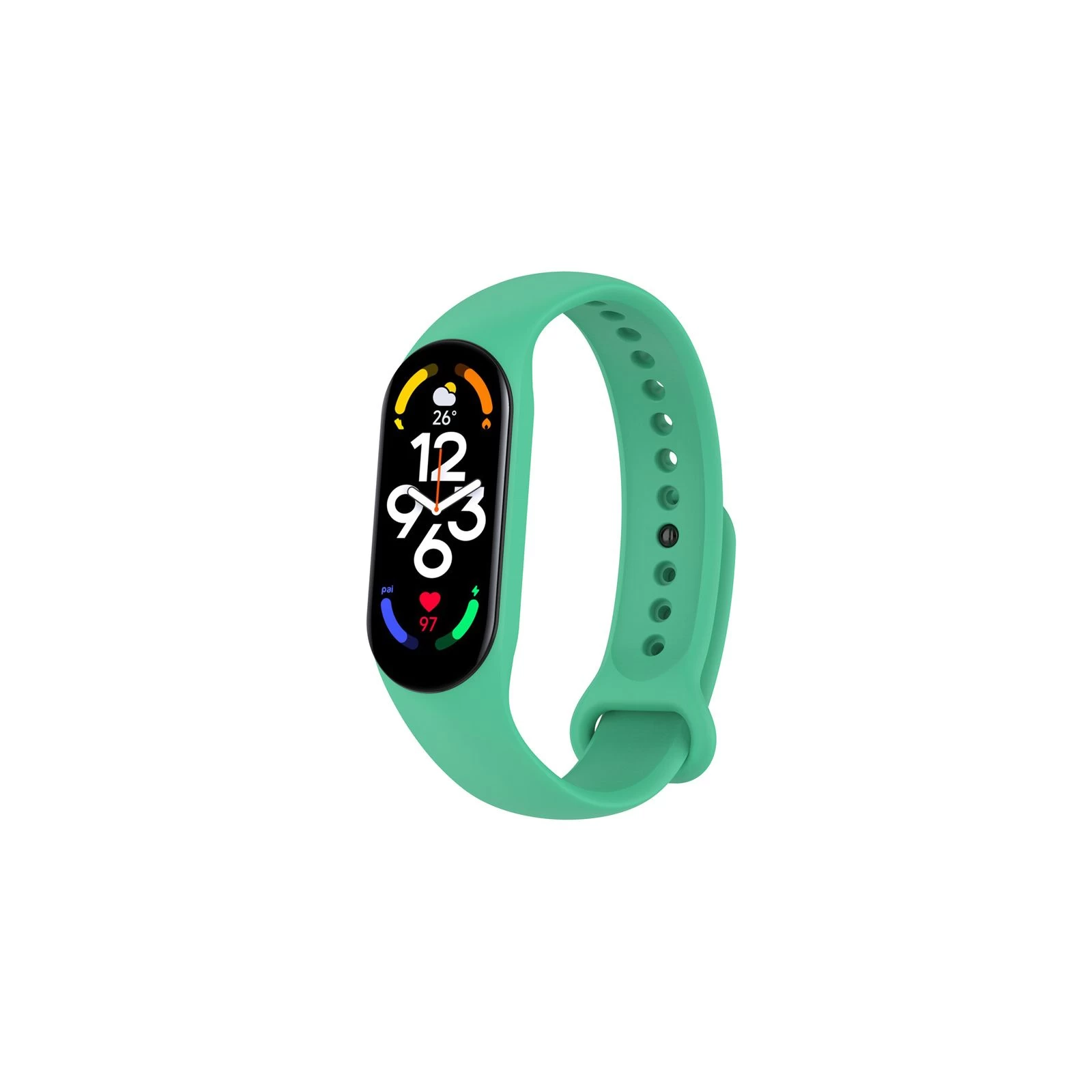 Ремешок для фитнес браслета BeCover Silicone для Xiaomi Mi Smart Band 7 Green (707481) (UA)