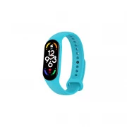 Ремінець для фітнес браслета BeCover Silicone Xiaomi Mi Smart Band 7 Light Blue (707488) (UA)