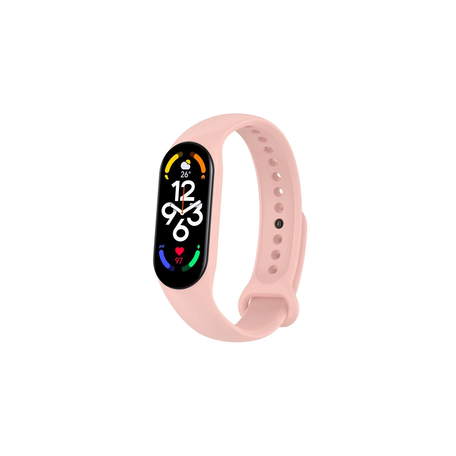 Ремешок для фитнес браслета BeCover Silicone для Xiaomi Mi Smart Band 7 Pink (707483) (UA)