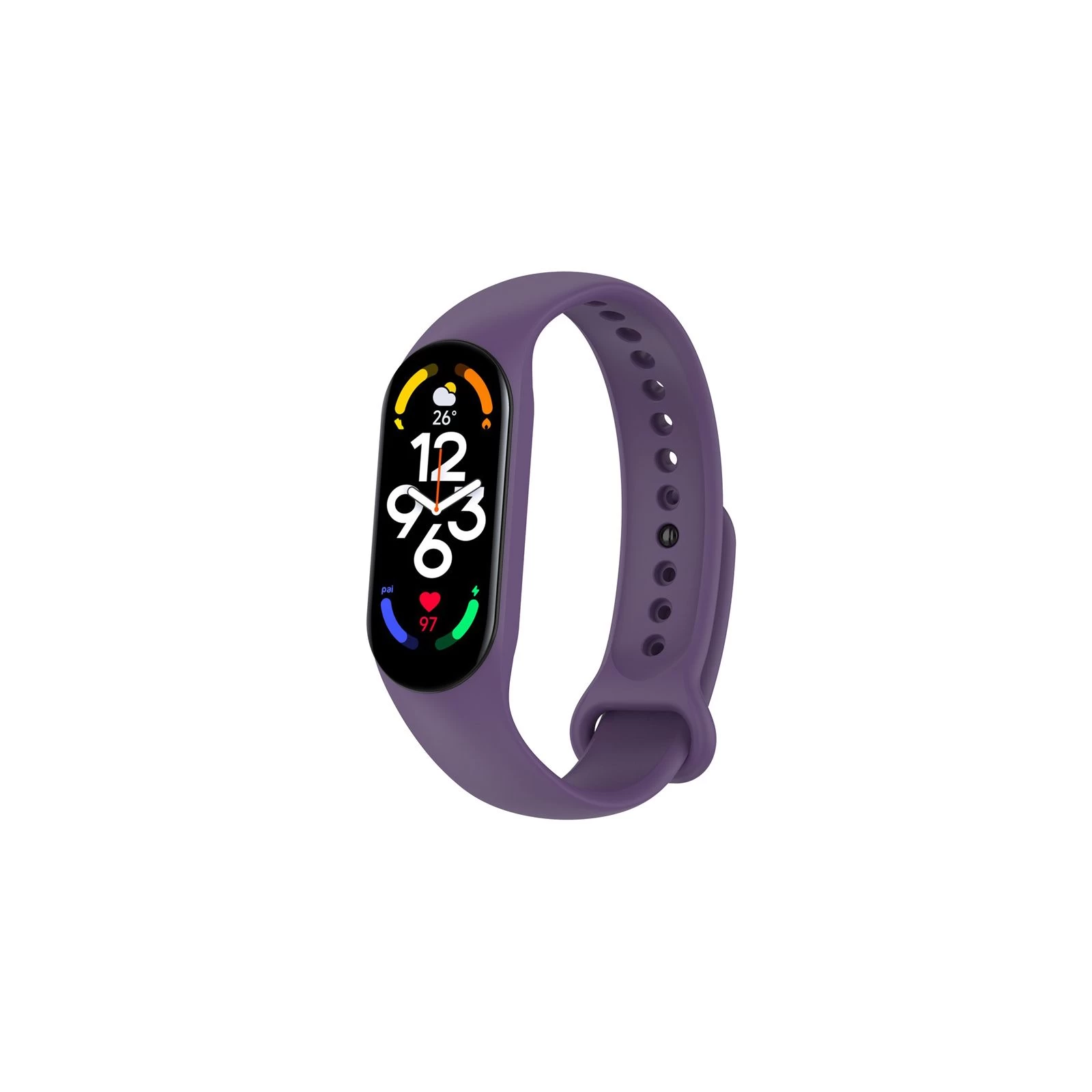 Ремешок для фитнес браслета BeCover Silicone для Xiaomi Mi Smart Band 7 Pro Purple (707484) (UA)