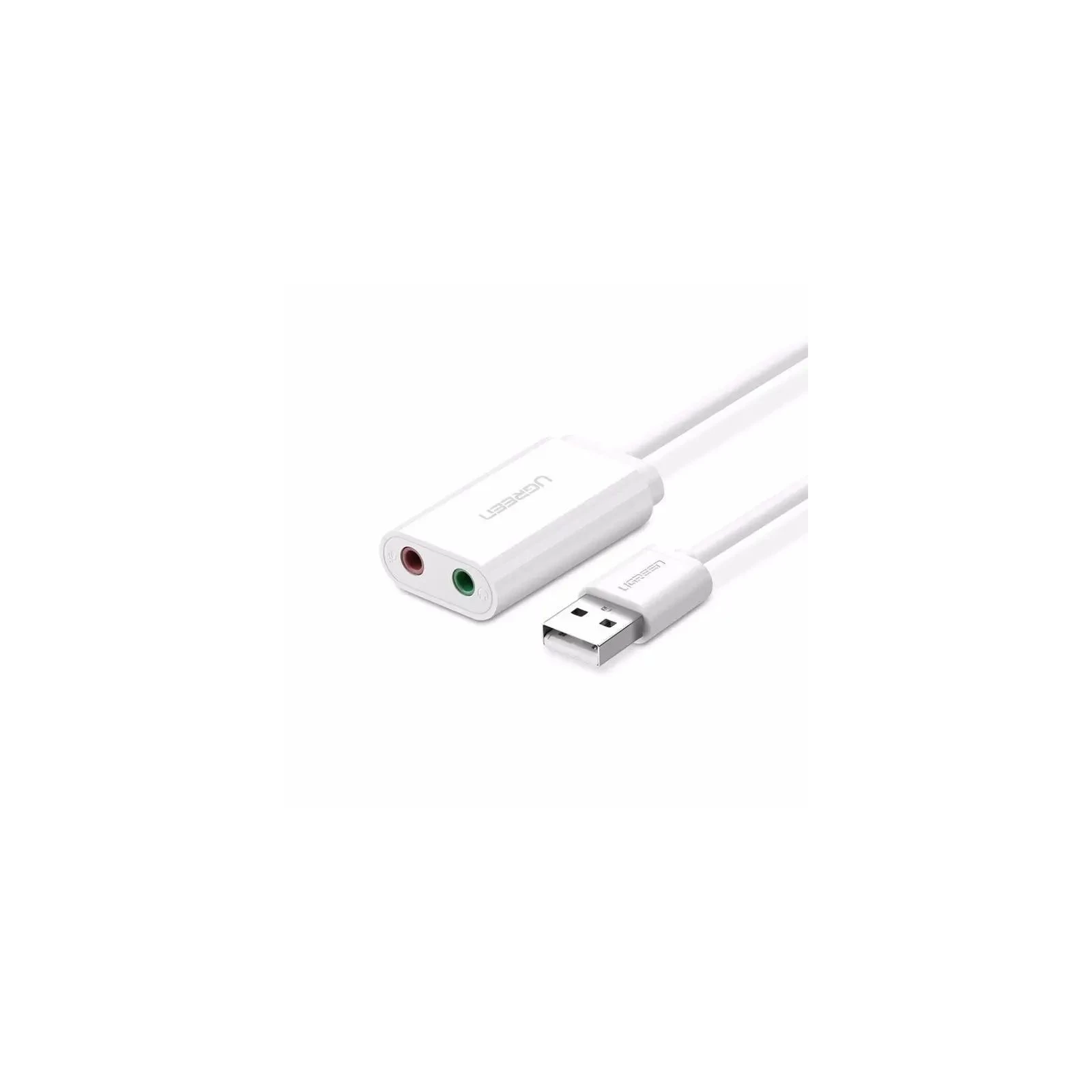 Звукова карта Ugreen US205 white (30143) (UA)
