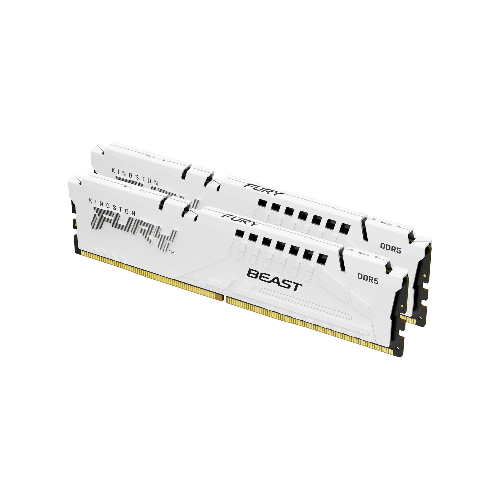 Оперативна пам'ять DDR5 32GB (2x16GB) 5200 MHz Beast EXPO White Kingston Fury (ex.HyperX) (KF552C36BWEK2-32) (UA)